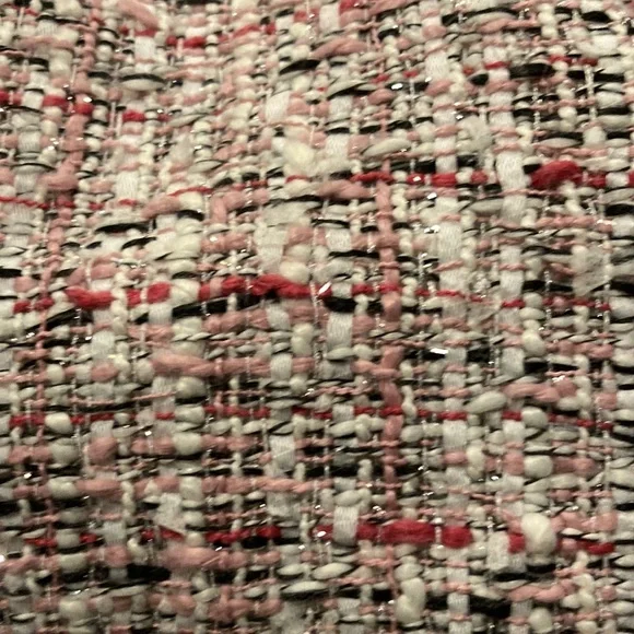 White House Black Market NWT Pink and White Skirt Size 10 - Picture 9 of 10